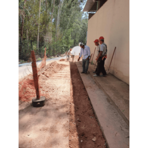 Fechamento de vala após tubulação Subestação 13.8 Kv - Café 3 Corações