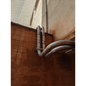 Tubulação externa Subestação 13.8 Kv - Café 3 Corações